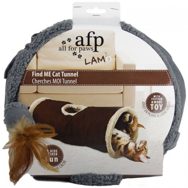All For Paws Lamb Find Me Cat Tunnel