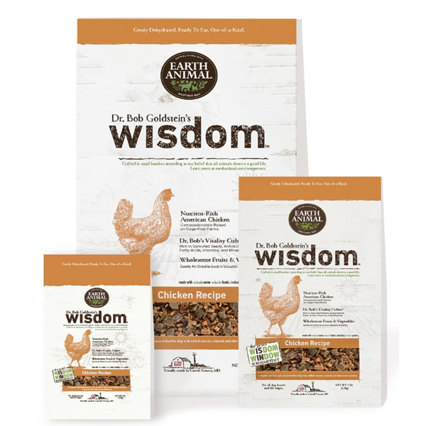 Earth Animal Wisdom Dog Food - Chicken, 1 Lb