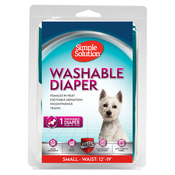 Simple Solution Washable Diaper Blue, Small