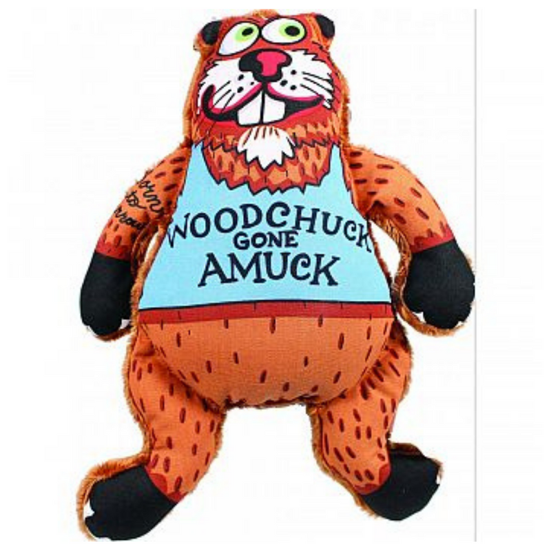 Madcap Woodchuck Gone Amuck Canvas & Plush Toy