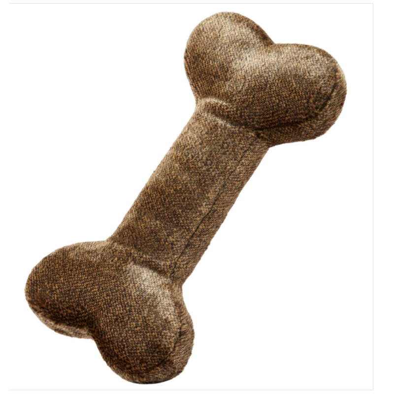 Fluff & Tuff Plush Bone Toy for Dogs