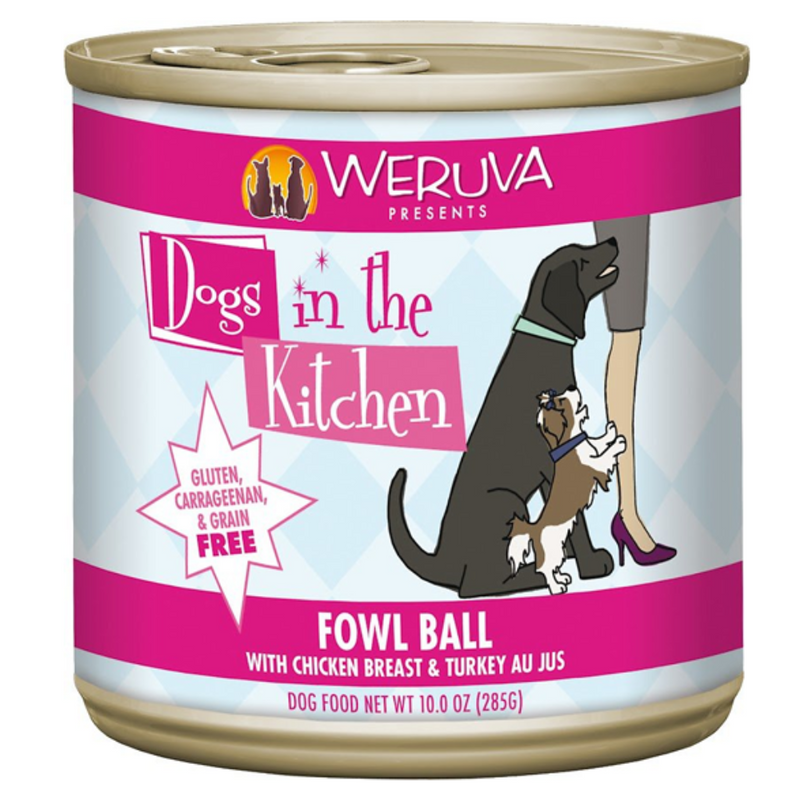 Dogs in the Kitchen Fowl Ball, 10oz