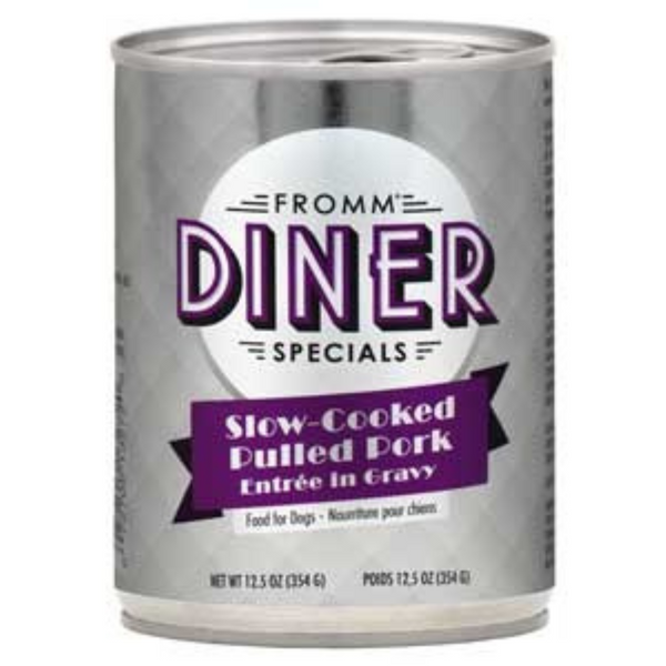 Fromm Diner Special Slow-Cooked Pulled Pork Canned Dog Food, 12.5 oz