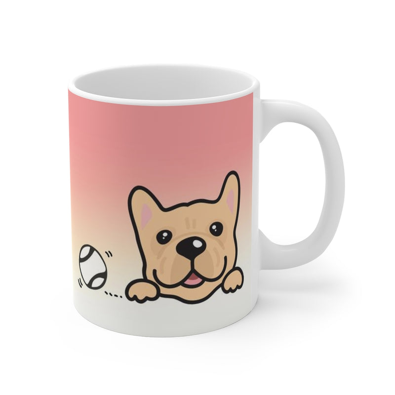 Mug "My Cup Of Tea" Cream Frenchie
