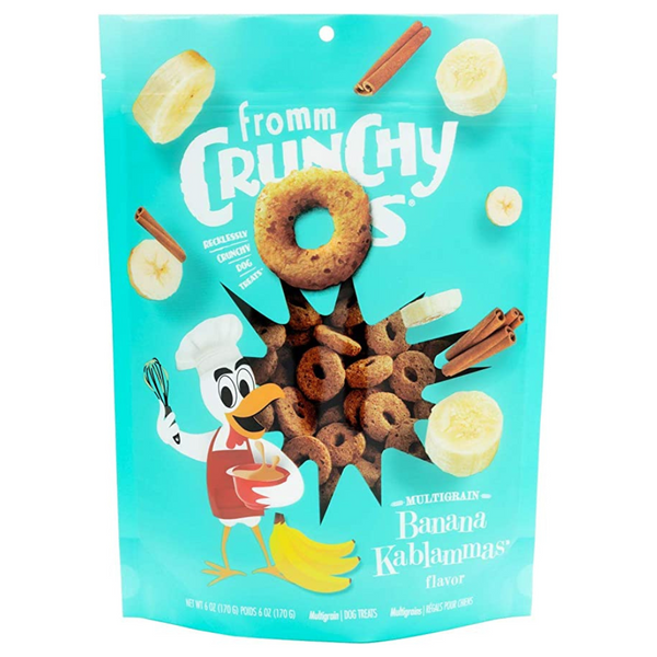 Fromm Crunchy O's Banana Kablammas Grain Inclusive Crunchy Dog Treats