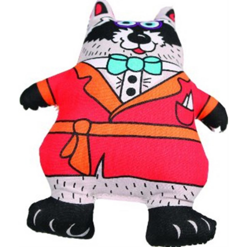 Pet Stages Madcap Well Dressed Racoon Dog Toy