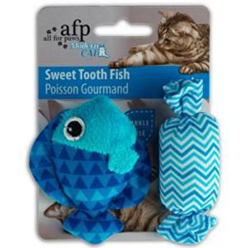 AFP Sweet Tooth Fish Cat Toy - Claws'n'Paws Pet Supplies