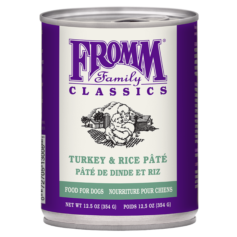 Fromm Classic Dog Food Canned Turkey & Rice 354g