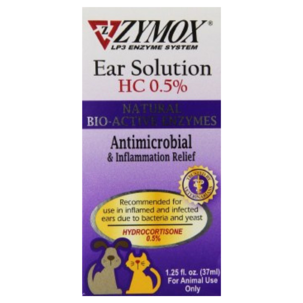 Zymox Ear Solution, 1.25 oz