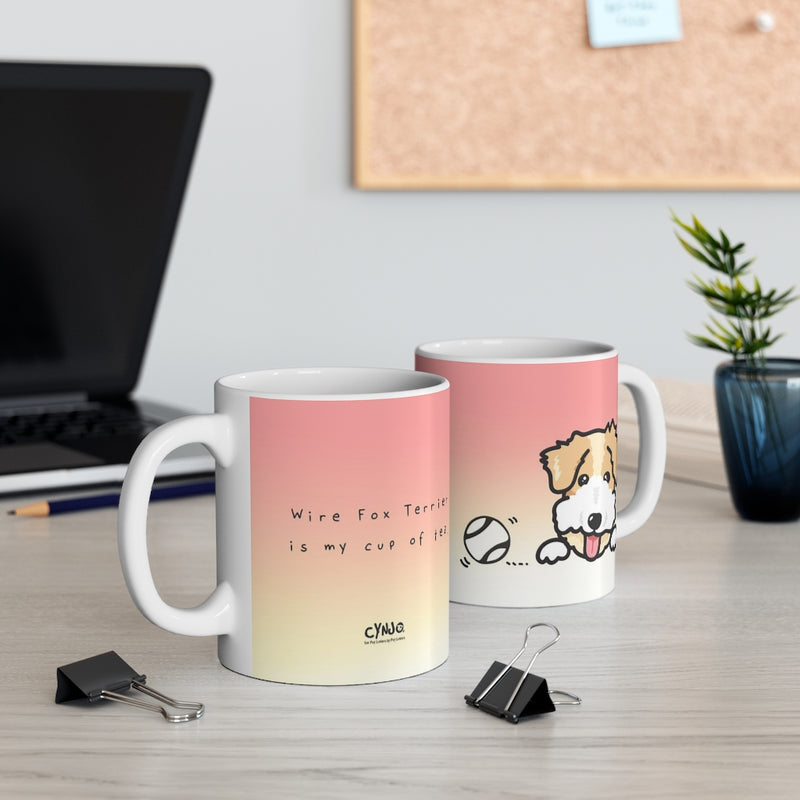 Mug "My Cup Of Tea" Wire Fox Terrier