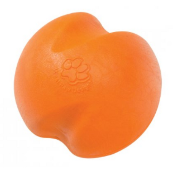 West Paw Zogoflex Jive Dog Ball Extra Small Tangerine