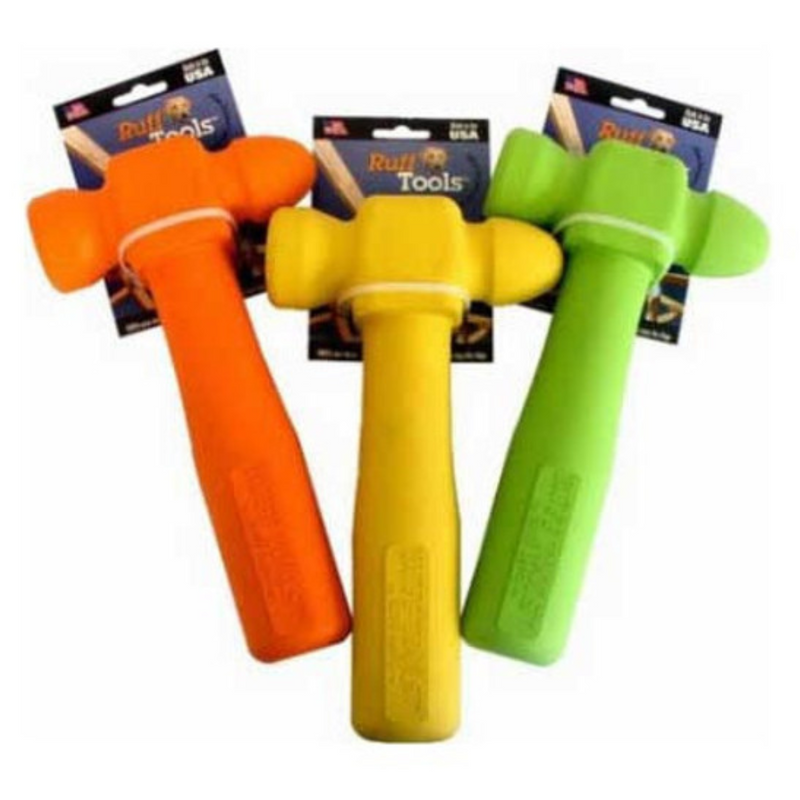 Ruff Dawg Ruff Tools Hammer Dog Toy Assorted Colors
