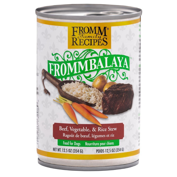 Frommbalaya Beef, Vegetable, & Rice Stew Canned Dog Food, 12.5oz