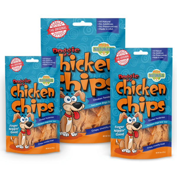 All Natural Doggie Chicken Chip, Medium, 8 oz