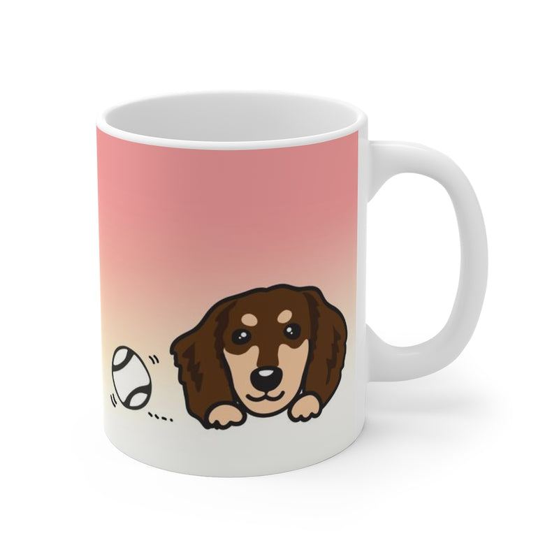 Mug "My Cup Of Tea" Chocolate & Cream Dachshund
