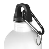 Stainless Steel Water Bottle - NOTHING BUTT LOVE (White)