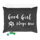Pet Bed - Good Girl Sleeps Here (Dark Grey)