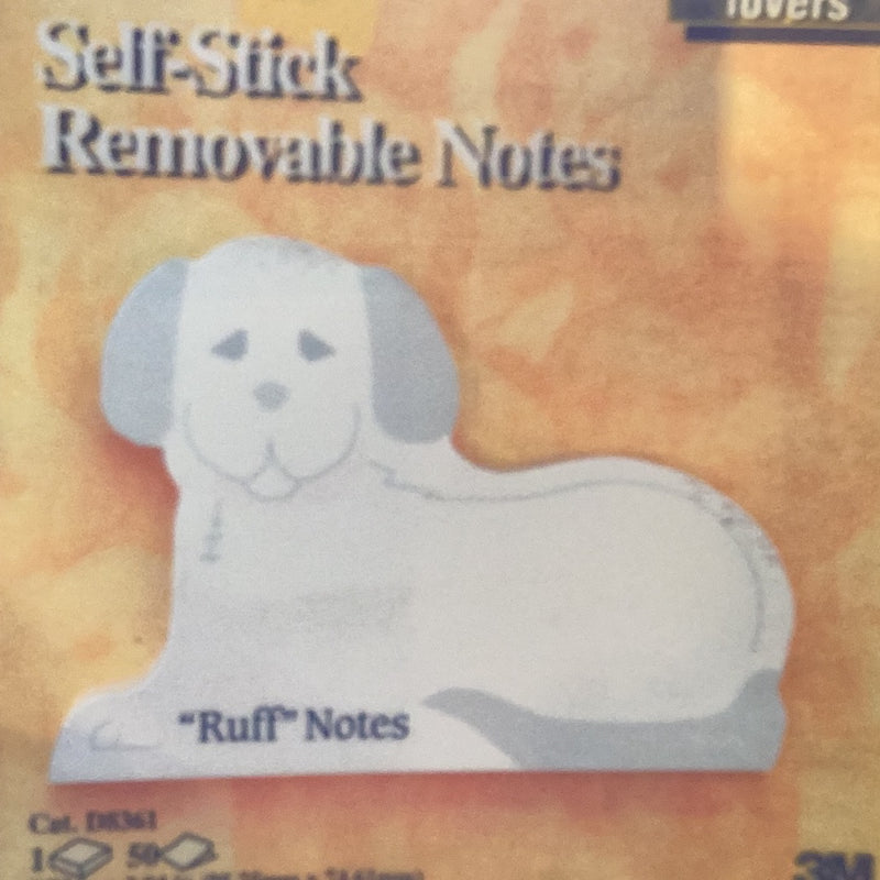 Post It Sticky Notes Dog