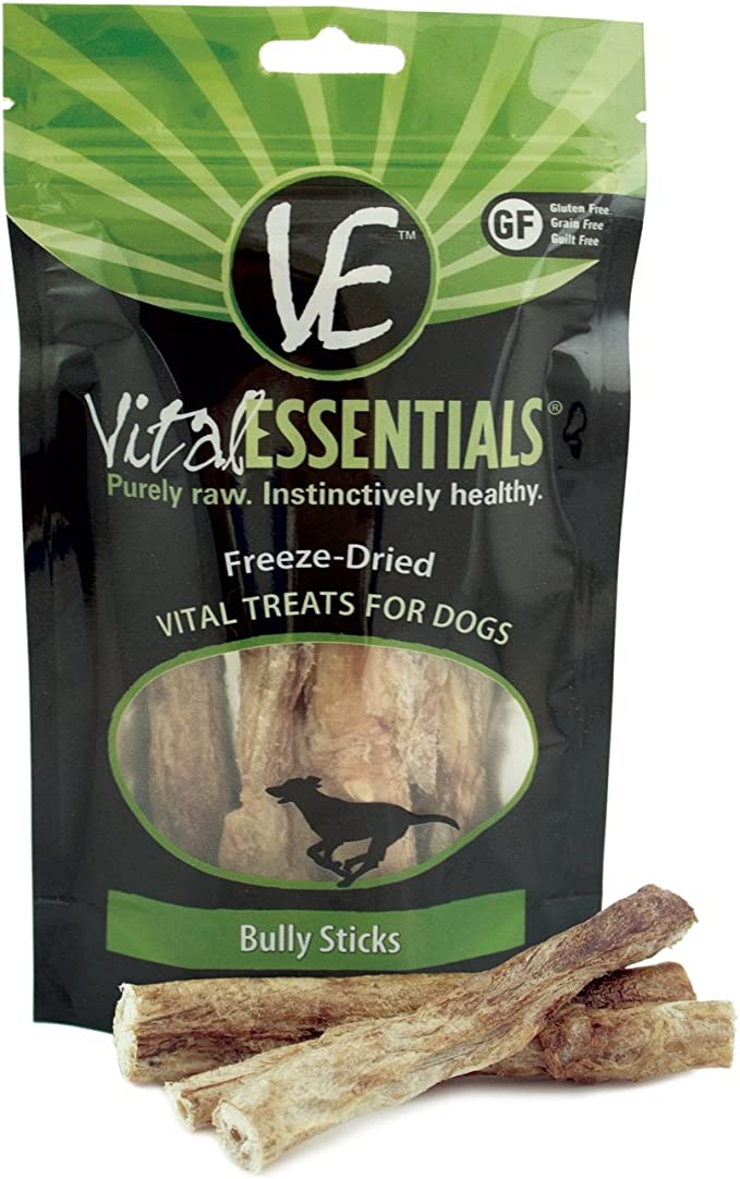 Vita Essentials Freeze Dried Bully Sticks Dog Treats 5 pk